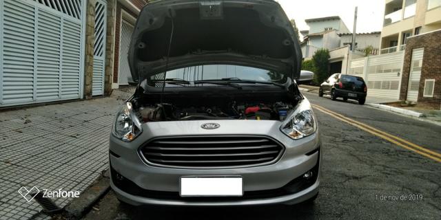 Ford Ká 1.5 SE Plus Sedan - Automático - Prata 2019-(Único Dono) - Foto 9