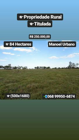 Propriedade Rural 84 Hectares com Título Definitivo