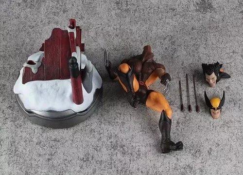 Boneco Wolverine Brown Costume Premium Logan X-men - Foto 3