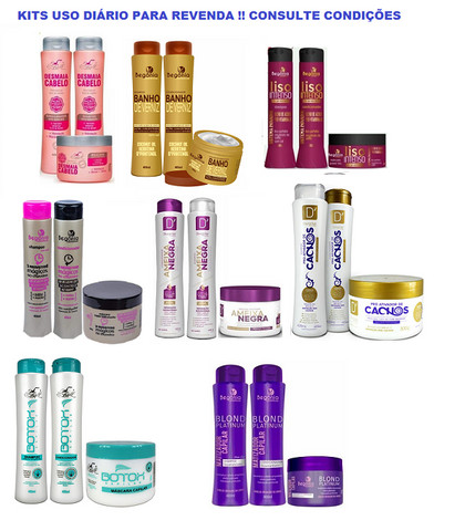 Kits produtos para Cabelos * NÃO é consignado