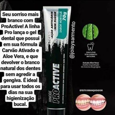 Gel Dental Carvão Hinode ativado mais Aloe vera, Itaperuna - Foto 2