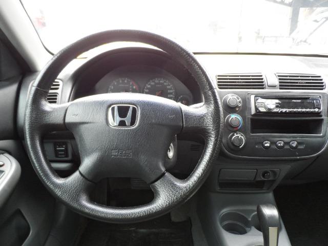 Honda Civic LX 1.7,Automático,Completo,Cinza,Gasolina - Foto 7