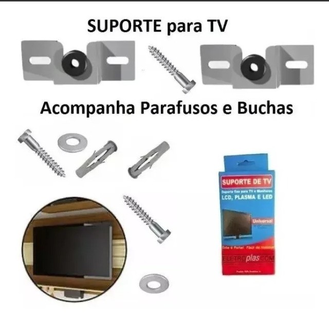 Suporte Universal Tv 10 Até 71 Polegadas Led, Lcd, Plasma Monitores - Foto 2