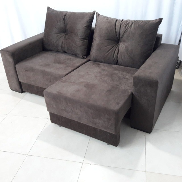 Sofa Retrátil com Almofadas Soltas_Pronta entrega - Foto 2
