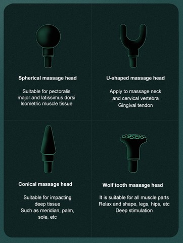 Mini Aparelho de Massagem Muscular com 32 Velocidades e Bateria Interna - Foto 4