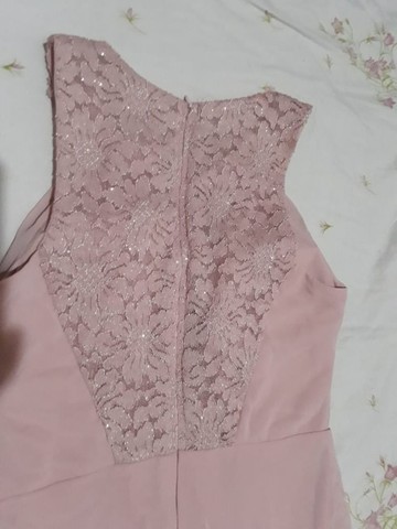 Vestido de Festa Rosa Chá - Foto 3
