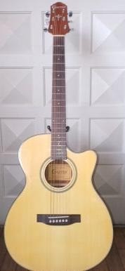 Violão Crafter modelo HTC-24EQ/NT