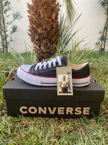 All star converse - Preto Couro - Sabatelly Store