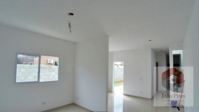 Casa com 2 dormitórios à venda, 70 m² por r$ 270.000 - jardim das gaivotas - caraguatatuba - Foto 4