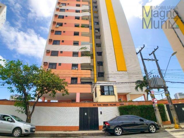 Apartamento com 3 dormitórios para alugar por r$ 800/mês - papicu - fortaleza/ce