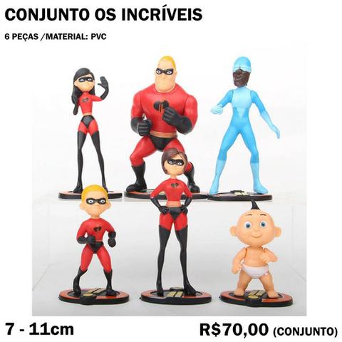 Conjunto Os Incríveis 2 - 6 Peças