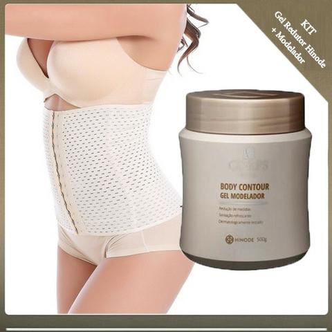 Cinta Modeladora pós Parto + Gel Redutor Hinode 500g