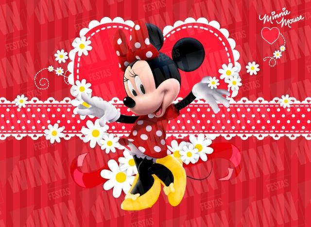 Painel de Festa Infantil Minnie Meninas Desenho - Foto 2