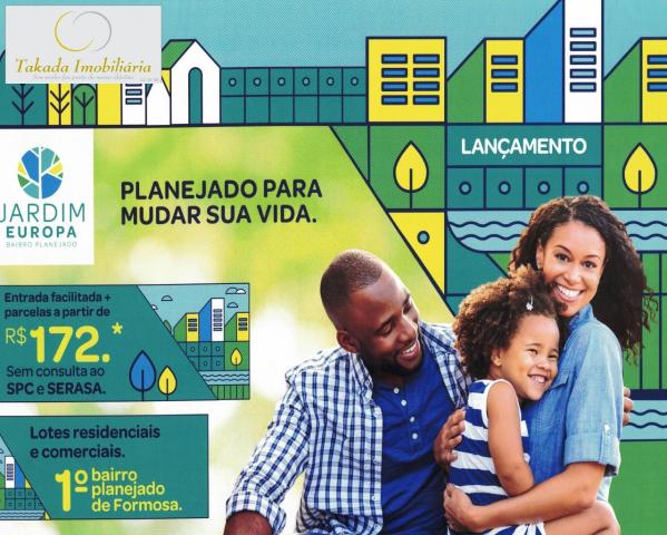 Terreno à venda em Loteamento jardim europa, Formosa cod:TE00010