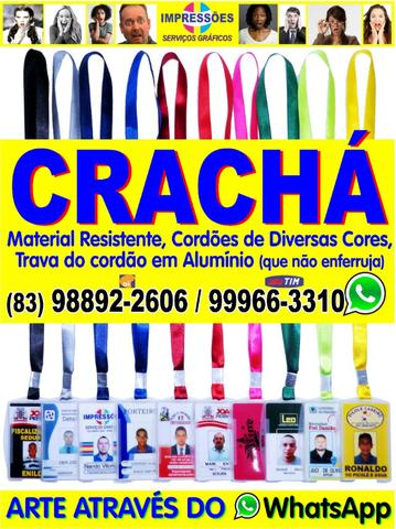 Crachá e crachá em botton
