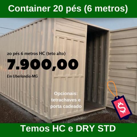Container Maritimo 20 pes HC 6 metros