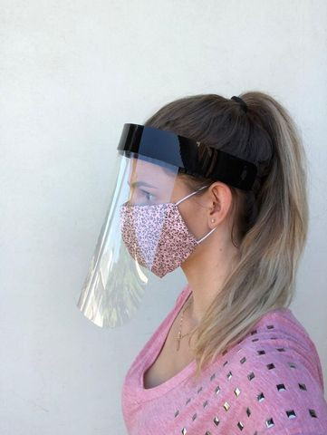 Máscaras de proteção acrílica tipo Face Shield