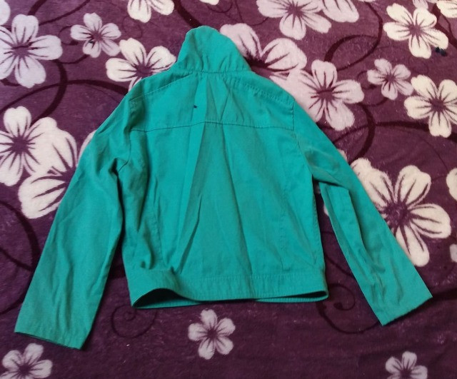 Jaqueta feminina jeans verde - Marisa - Foto 2
