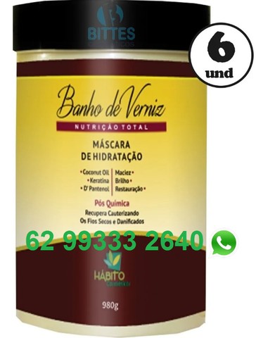 6 Unidades Cauterização Nutrição Profunda Hábito Cosméticos