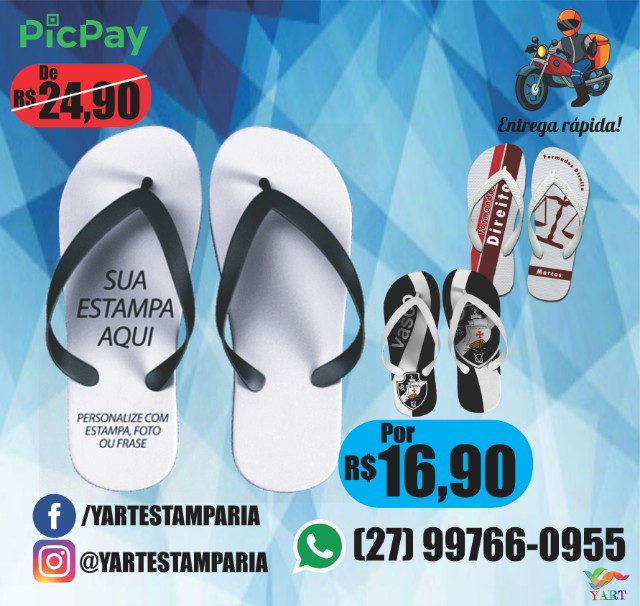 Chinelo Personalizado - Promoção!