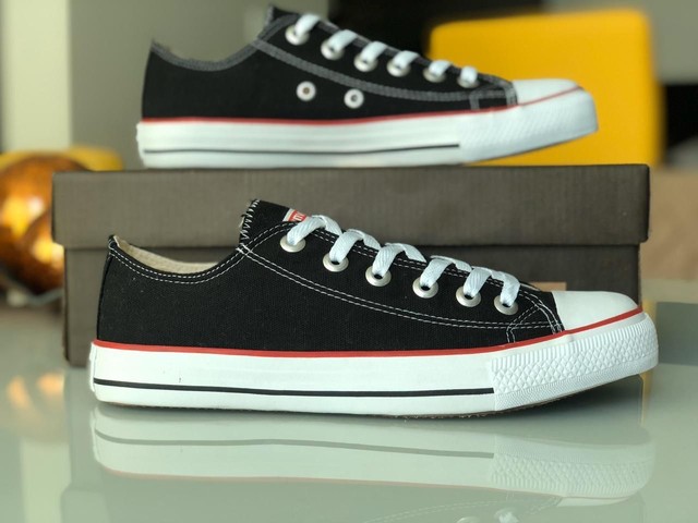 All star converse - Preto Couro - Sabatelly Store