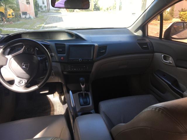 Civic 2015/2016 LXR Automático Banco de couro /Multimídia - Foto 4