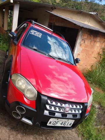 Strada Adventure 1 .8 8v cabinet dupla,bancos de couro em perfeito estado - Foto 10