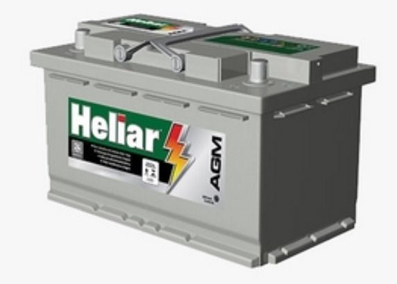 Bateria Para Carro Heliar Tecnologia AGM de 80 AH com 2 Anos de Garantia