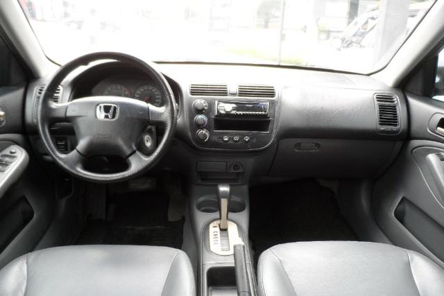 Honda Civic LX 1.7,Automático,Completo,Cinza,Gasolina - Foto 6