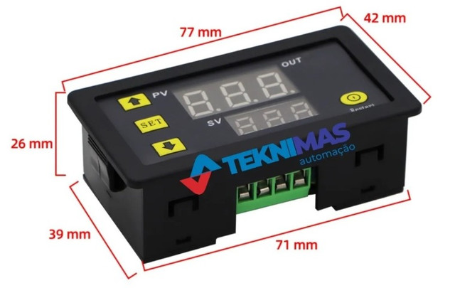 Chocadeira Termostato Controlador Temperatura 220v W3230  Arduino Automação COD-AM355 - Foto 3