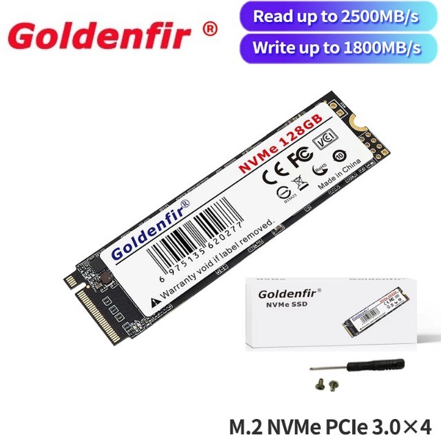 SSD M2 NVMe 128GB Goldenfir Novo !