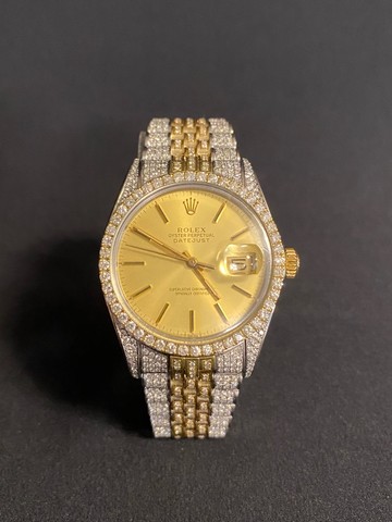 Rolex Date Just - Aço e Ouro 5,8 Ct de Diamantes  - Foto 2