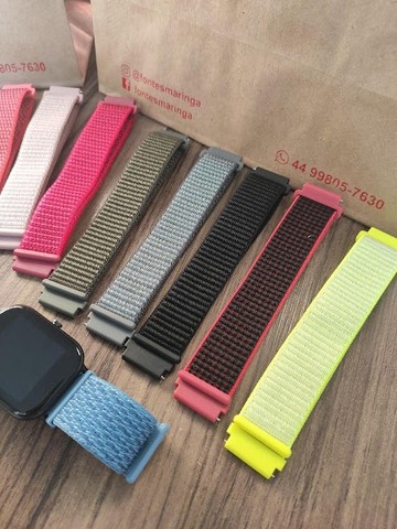 Pulseira Nylon 20mm excelente para a prática de esportes - Foto 2