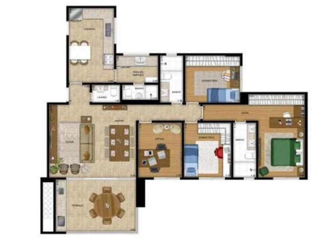 Apartamento com 4 dormitórios à venda, 122 m² por r$ 573.400,00 - jardim das indústrias - - Foto 16