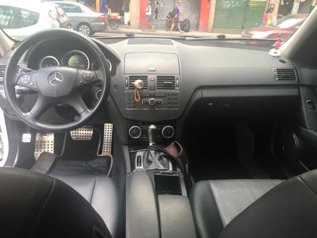 Mercedes C180 Kompressor 1.6 Turbo Blue Efficiency + rodas aro 18 da AMG - Linda demais! - Foto 9