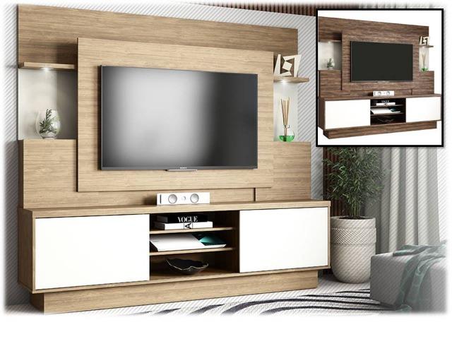 Estante Home A smart com led para tv até 55" - vários modelos - Receba rápido"