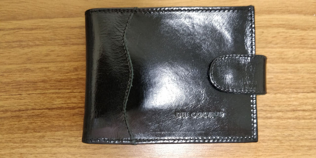 Carteira de Couro Preta 
