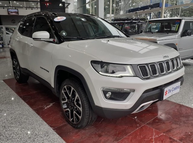 JEEP COMPASS LIMITED 4X4 TETO SOLAR 19/20 BAIXÍSSIMA QUILOMETRAGEM