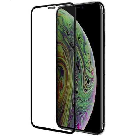 Película 3D de Vidro iPhone XR Universal Preto e Branco