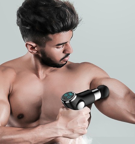 Mini Aparelho de Massagem Muscular com 32 Velocidades e Bateria Interna - Foto 5