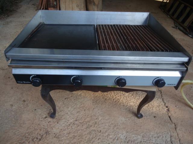 Char broiler Tedesco - grill - chapa - 04 queimadores - Foto 3