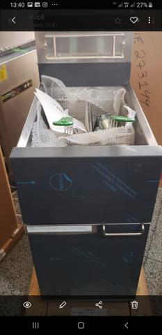 FRITADEIRA A GAS.não vai água e não conecta na energia elétrica