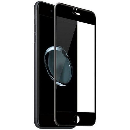 Película 3D de Vidro iPhone 7 Plus / 8 Plus Universal Preto e Branco - Foto 3