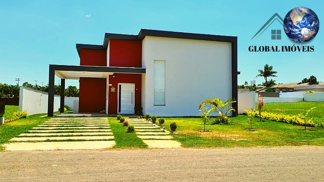 Casa Térrea no Ninho 1 com 3 Suítes, Piscina e Churrasqueira - Financia
