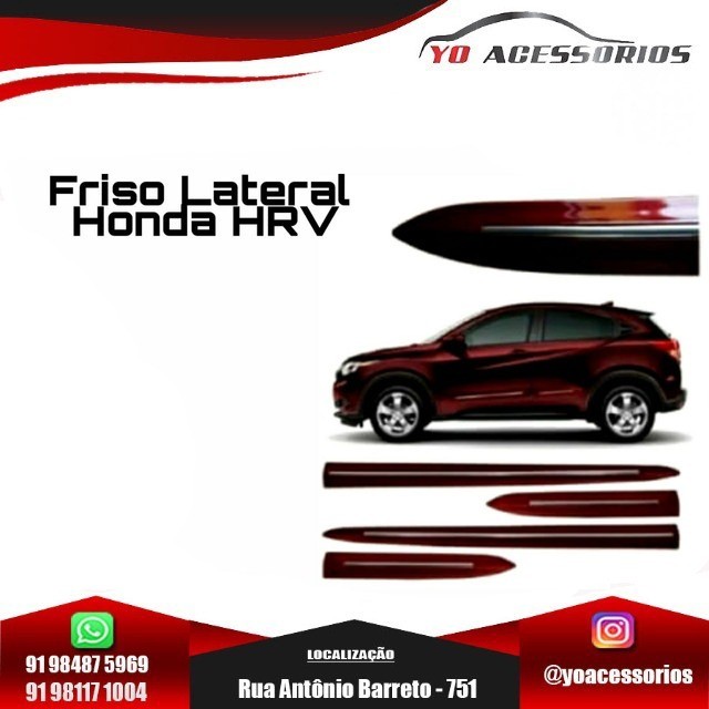 Friso lateral modelo original Hrv Honda