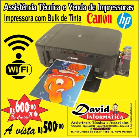 Impressora Multifuncional Canon 3010 Wifi / USB- Copiadora E Scaner / Produto Novo - Foto 4