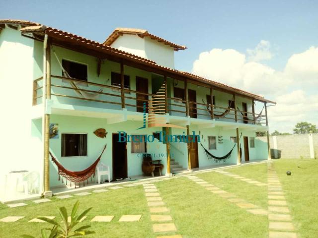 Pousada com 6 dormitórios à venda, 413 m² por r$ 799.000 - coroa vermelha - porto seguro/b