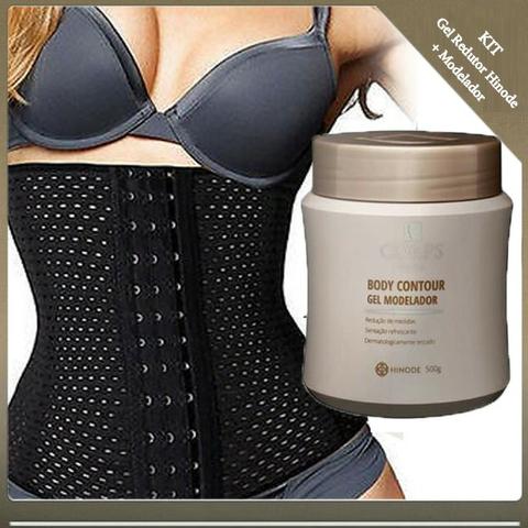 Cinta Modeladora pós Parto + Gel Redutor Hinode 500g - Foto 2