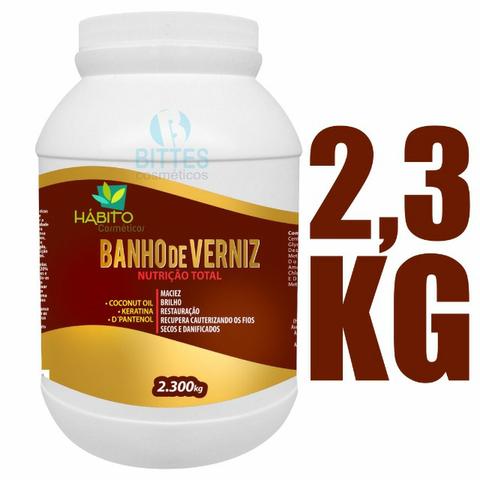 Banho De Verniz 2,3 Kg Hábito Cosméticos - Foto 2