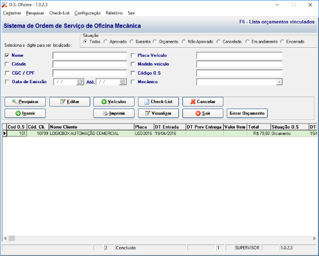 Sistema_oficina_mecanica p/ notebooks